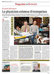 physicien créateur entreprises